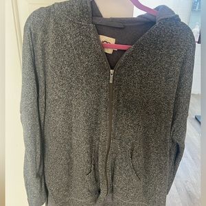Gray authentic UGG hooded sweatshirt